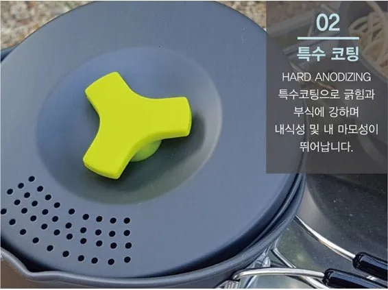 韓國製 Snowline Outdoor Cooker Cookset 1-2人鍋具套裝