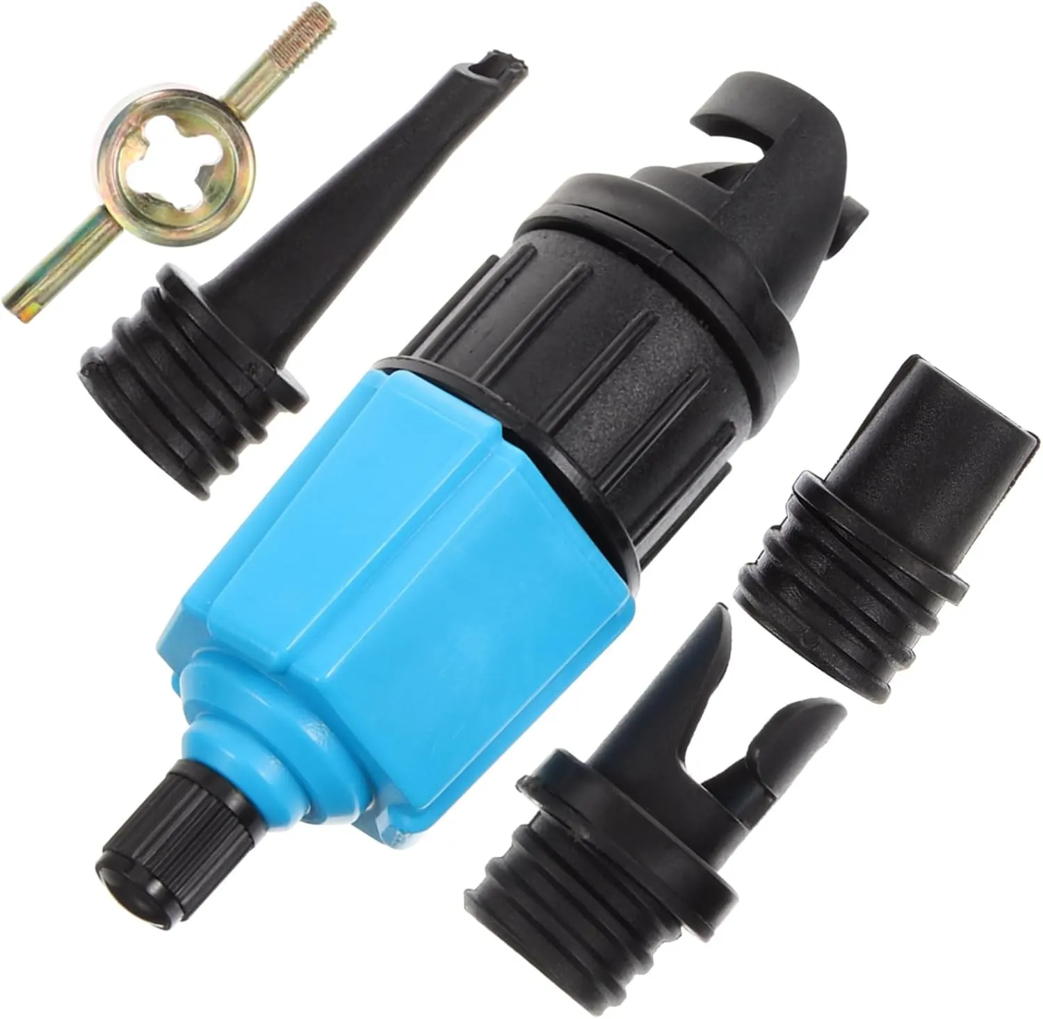 1set Sup Pump Adapter for Inflatable Boats Kayaks and Paddle Boards Durable Air Valve Connector Easy to Install Compact and Lightweight Design