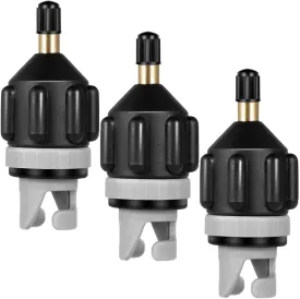 3pcs Durable Inflatable Air Pump Adaptor for Sup Kayak and Paddle Board High Efficiency Inflatable Adapter with Strong Sealing and Leakage Design