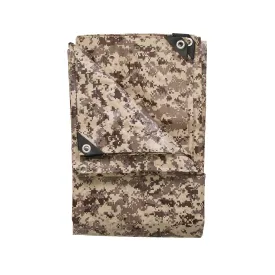 8 Ft X 10 Ft Digital Camo Tarp - Desert