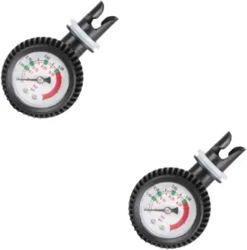Air Pressure Gauge for Inflatable Kayaks and Boats Psi Measurement Easy Installation Air Thermometer