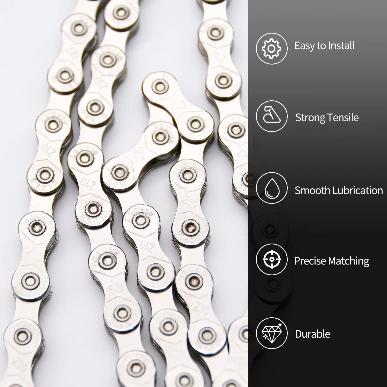 Bike Chain Kit, 10 Speed Multi-Function Bike Mechanic Repair Kit, Chain Breaker and Bike Link Plier with Hook and 6 Pairs Bicycle Buckle, Reusable (10 Speed Bike Chain Kit)