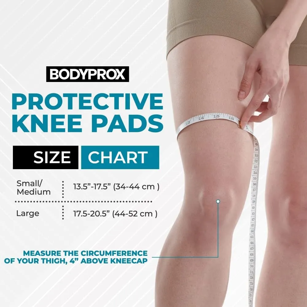 Bodyprox Protective Knee Pads, Thick Sponge Anti-slip, Collision Avoidance Knee Sleeve