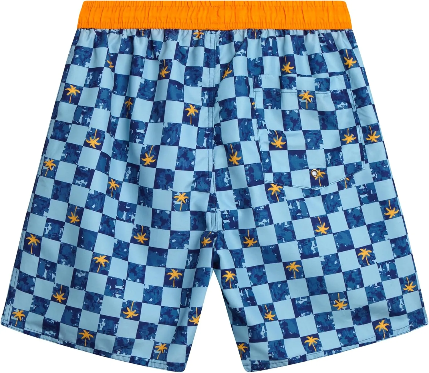 Boys Swim Trunks - Quick Dry Sun Protection Board Shorts with Breathable Mesh Lining and Drawstring Waist (Sizes: 8-18)
