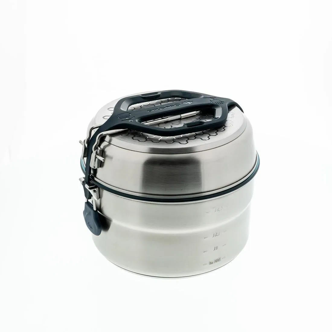 Camper's Cook Set Stainless Steel Non-Stick 4-person - MH 500