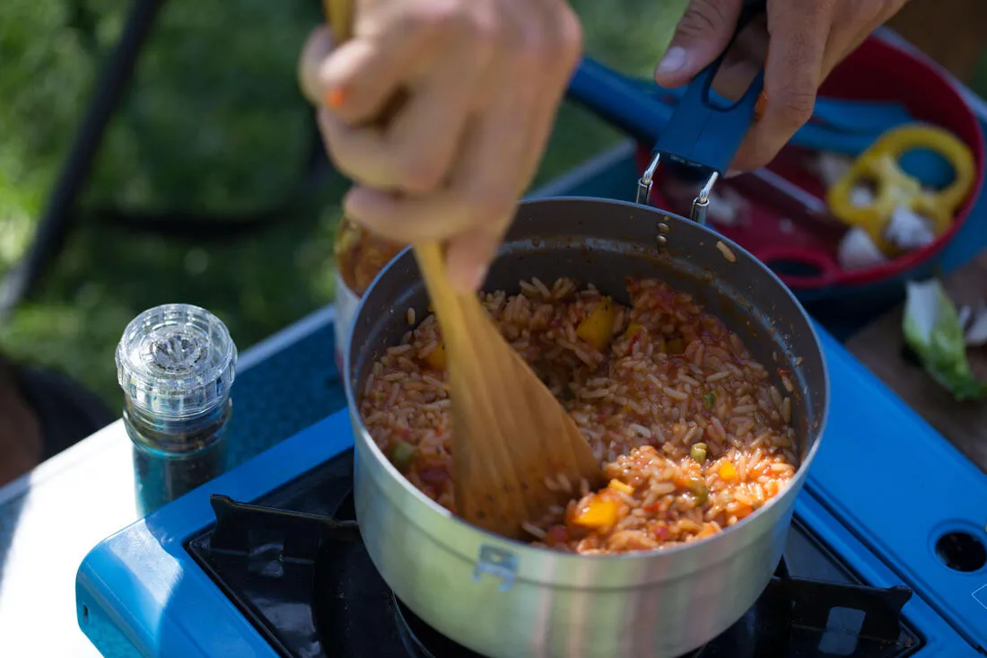 Camper's Cook Set Stainless Steel Non-Stick 4-person - MH 500