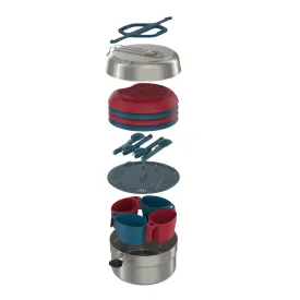 Camper's Cook Set Stainless Steel Non-Stick 4-person - MH 500