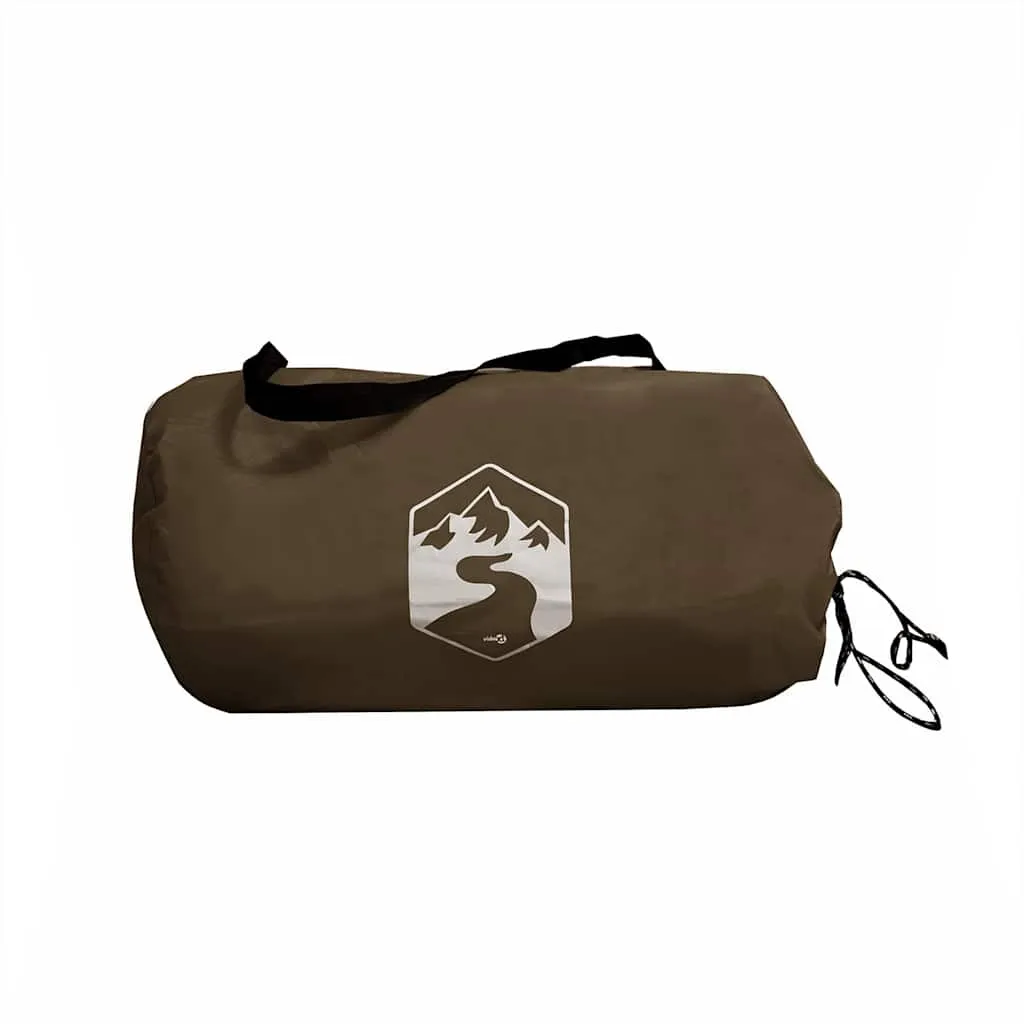 Camping Tarp Brown 451x420 cm Waterproof