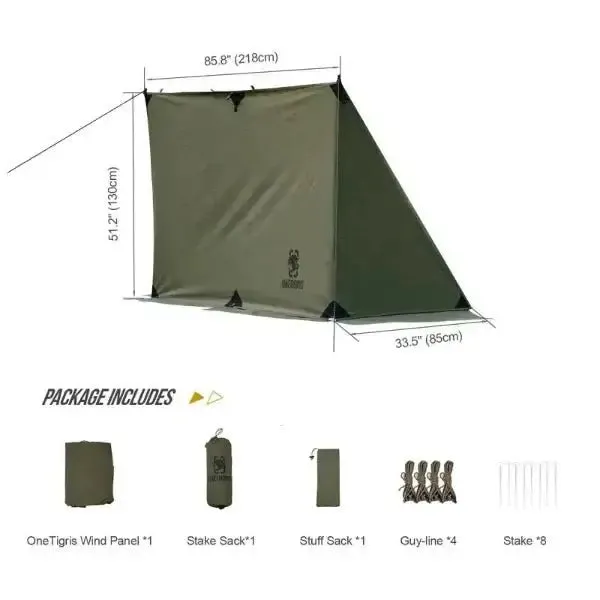 Camping Tarp with Poles - Durable, Easy Setup Shelter