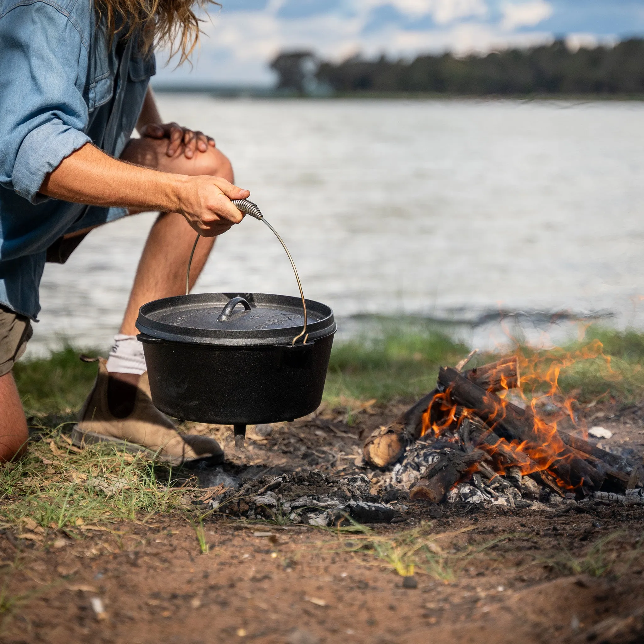 Cast Iron Camp Oven Set - 5 Piece