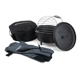 Cast Iron Camp Oven Set - 5 Piece