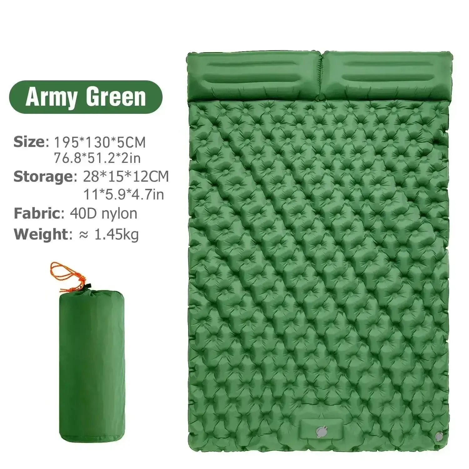 Double Inflatable sleeping pad