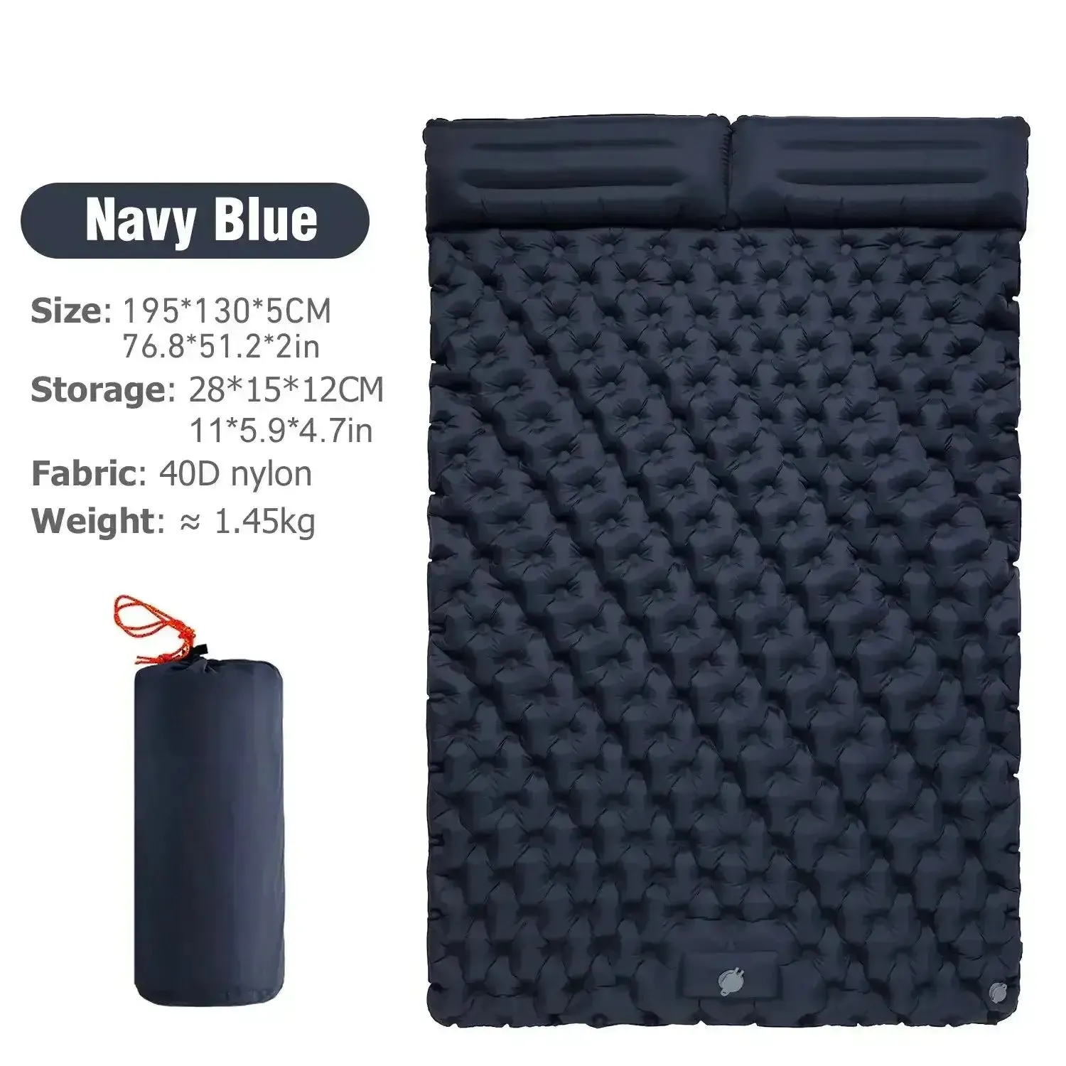 Double Inflatable sleeping pad
