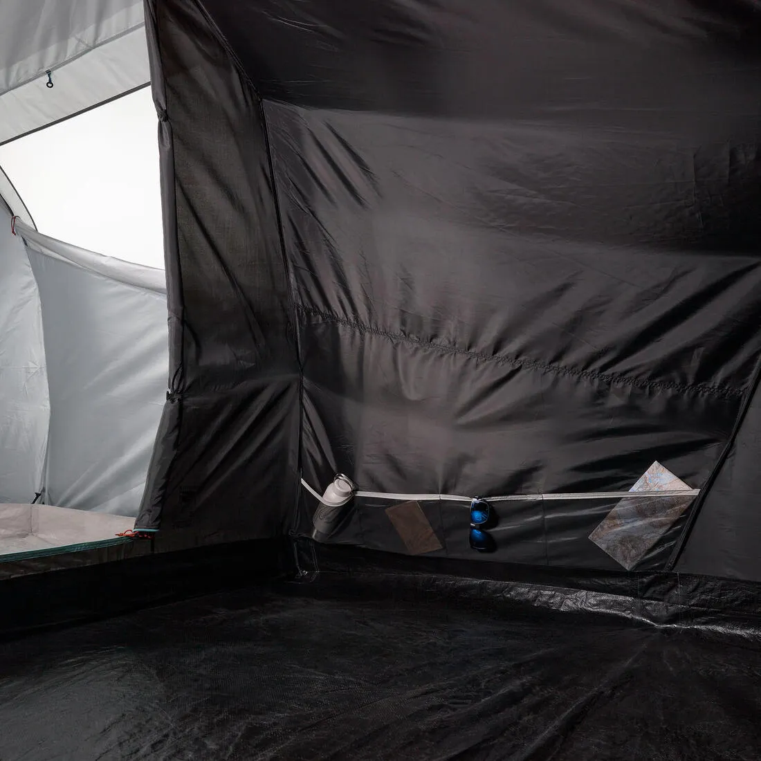 Family Tent 4 Person - Arpenaz 4.1 Fresh & Black