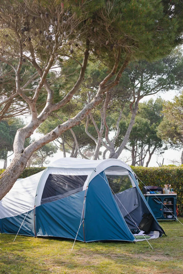 Family Tent 4 Person - Arpenaz 4.1 Fresh & Black