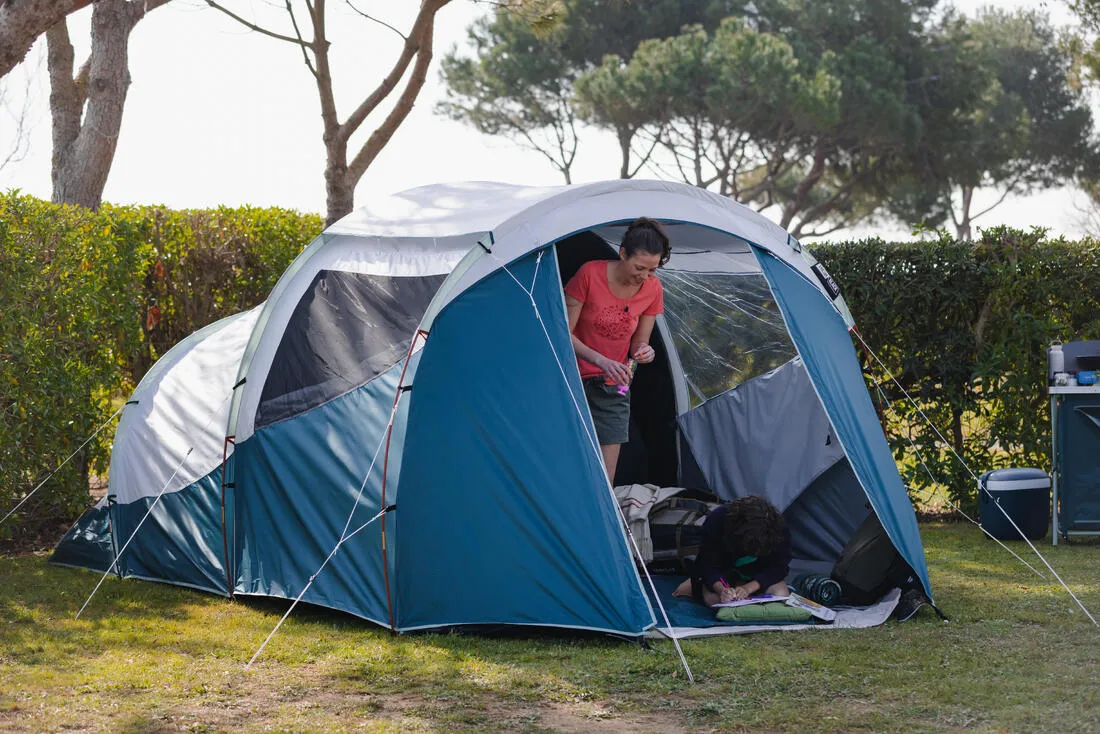 Family Tent 4 Person - Arpenaz 4.1 Fresh & Black