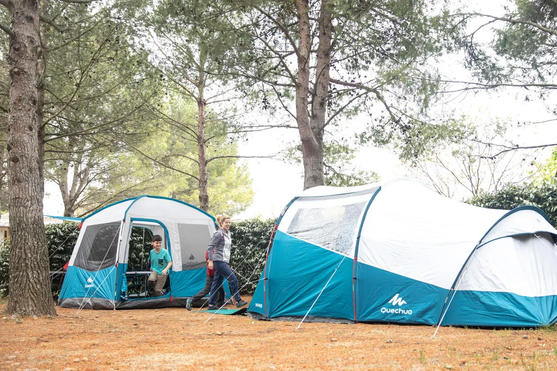 Family Tent 4 Person - Arpenaz 4.1 Fresh & Black