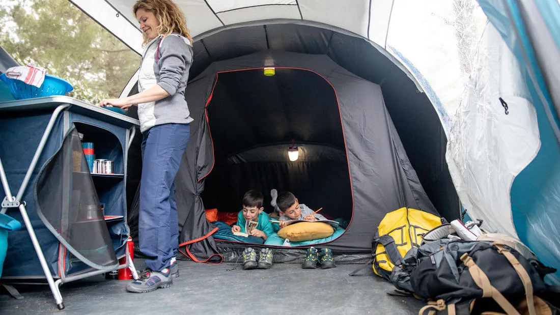 Family Tent 4 Person - Arpenaz 4.1 Fresh & Black