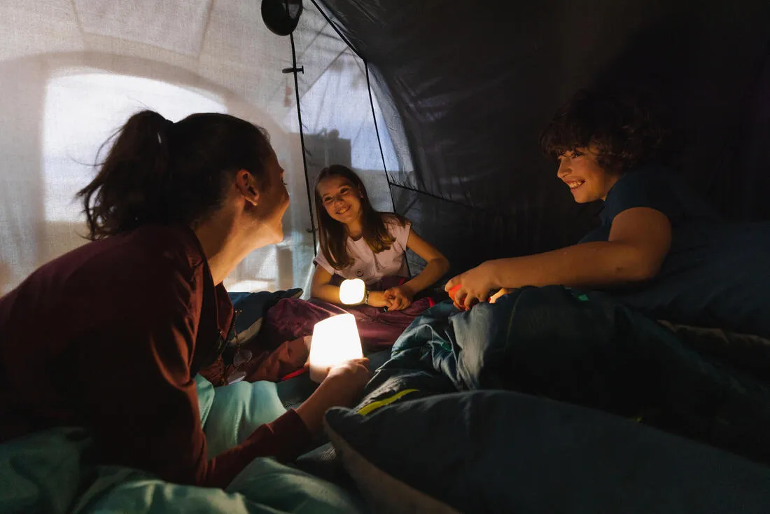 Family Tent 4 Person - Arpenaz 4.1 Fresh & Black
