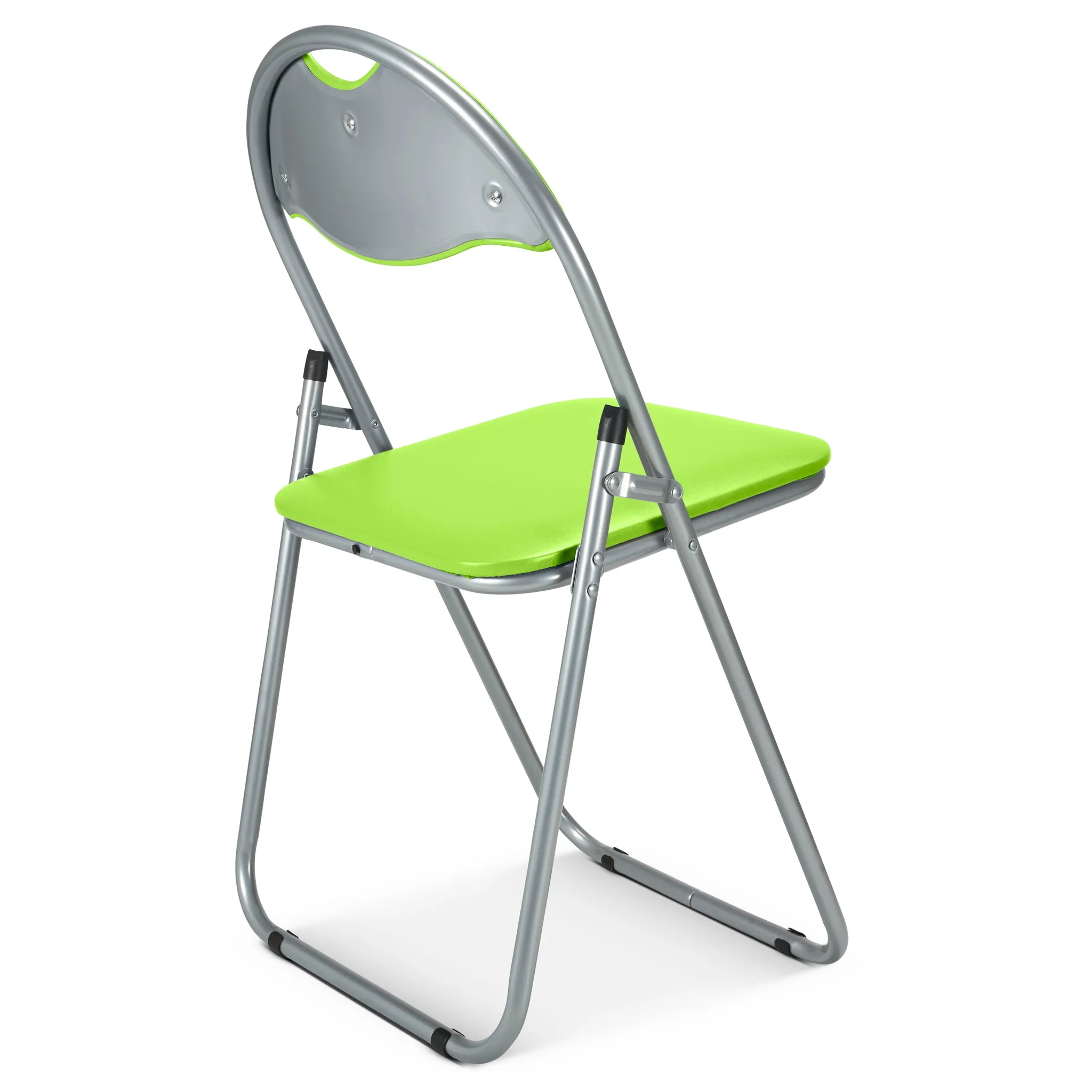 Folding Padded Office Dining Desk Chair - Green