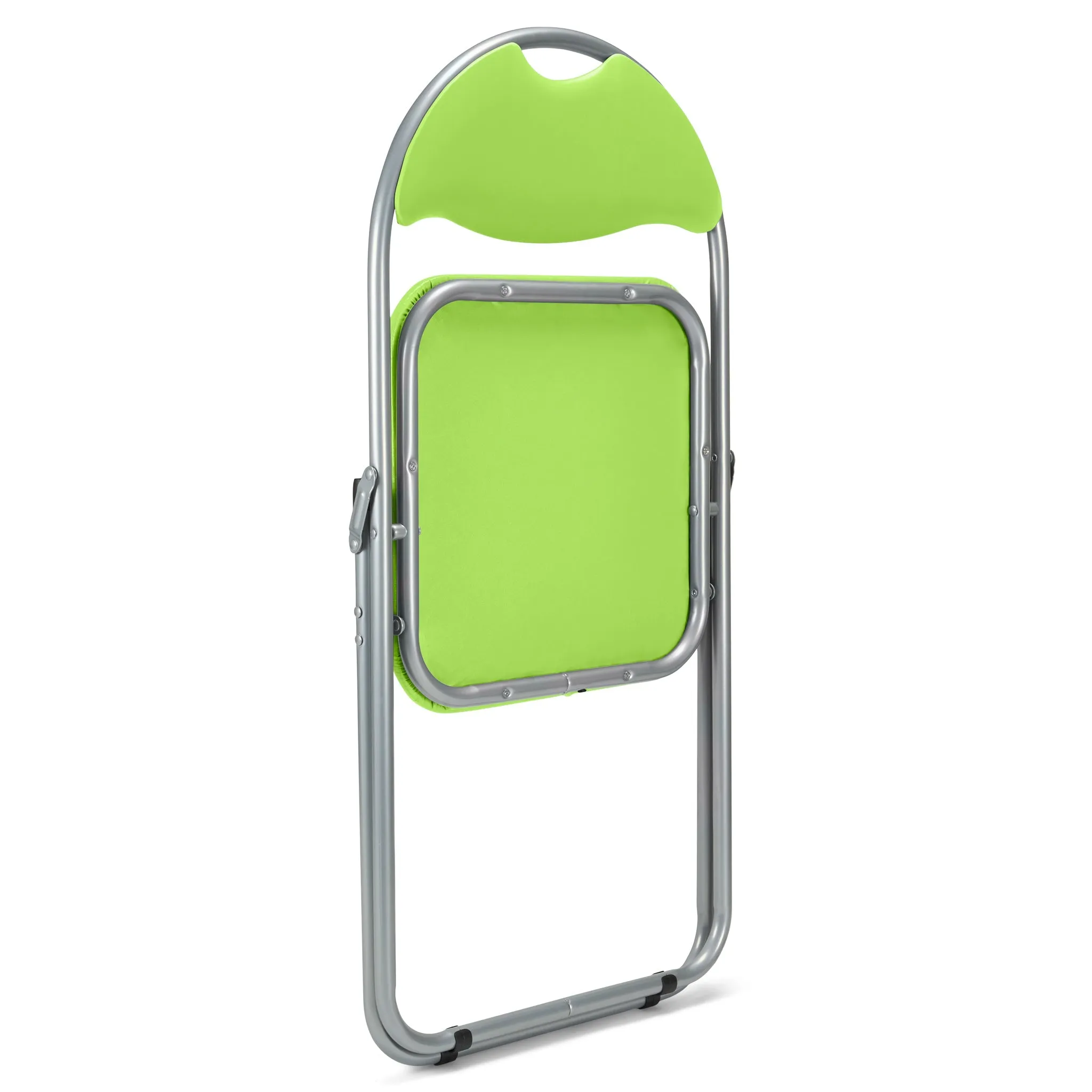 Folding Padded Office Dining Desk Chair - Green