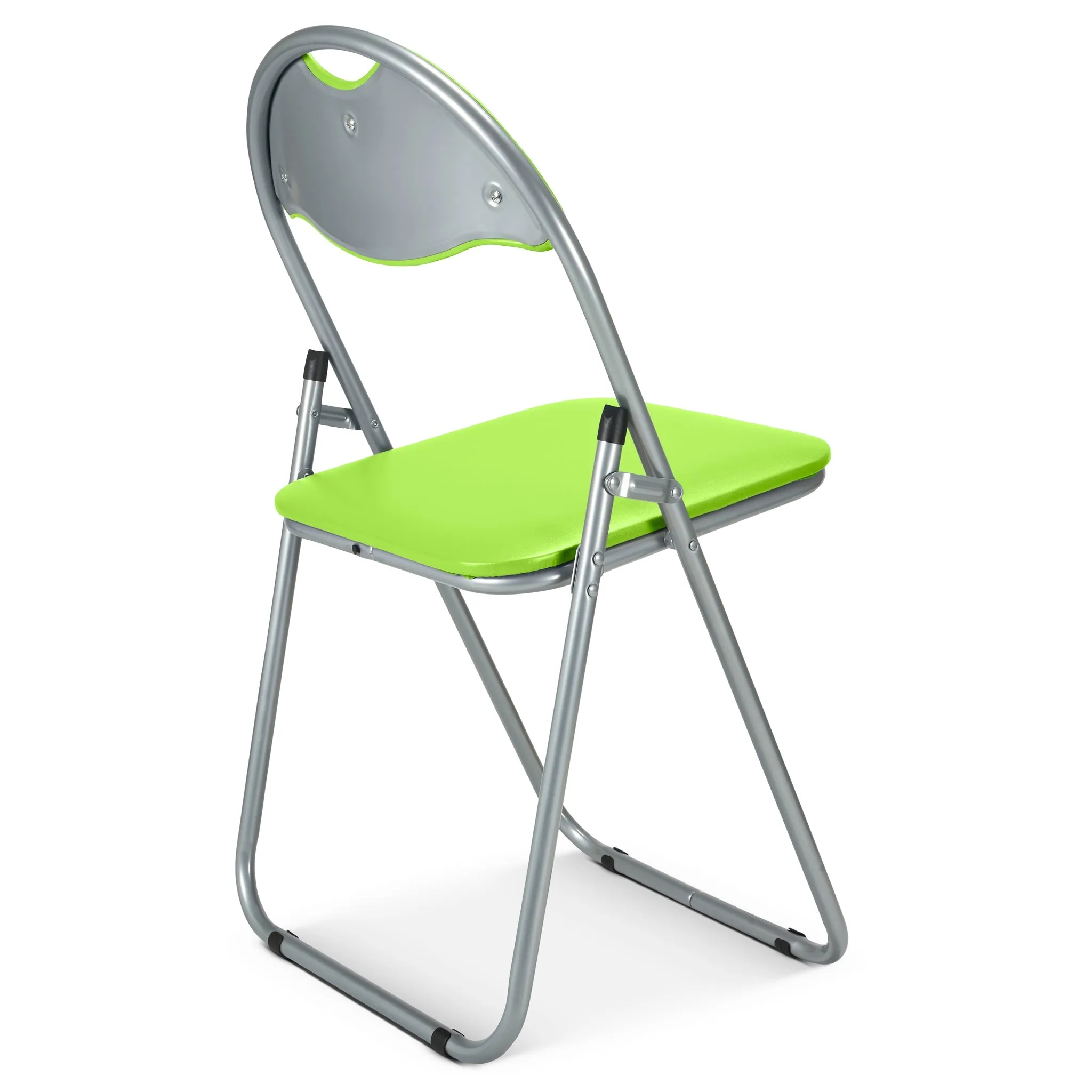 Folding Padded Office Dining Desk Chair - Green