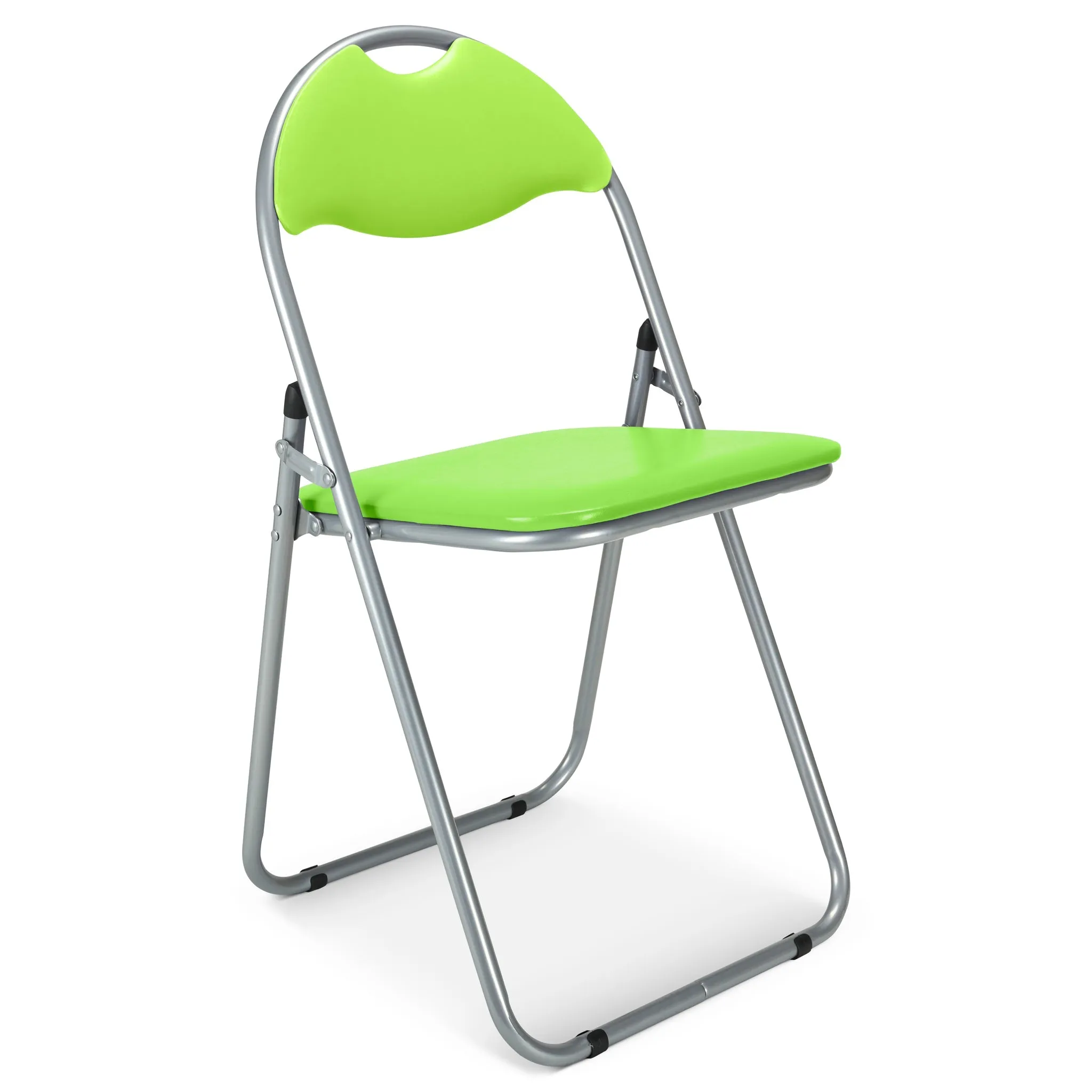 Folding Padded Office Dining Desk Chair - Green
