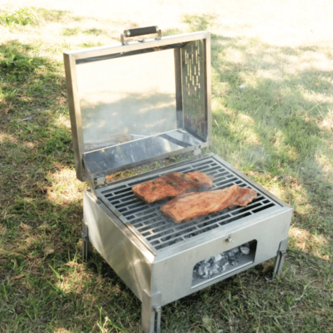 Fuego Criollo Mini Camping Grill Portable Argentine Charcoal Grill