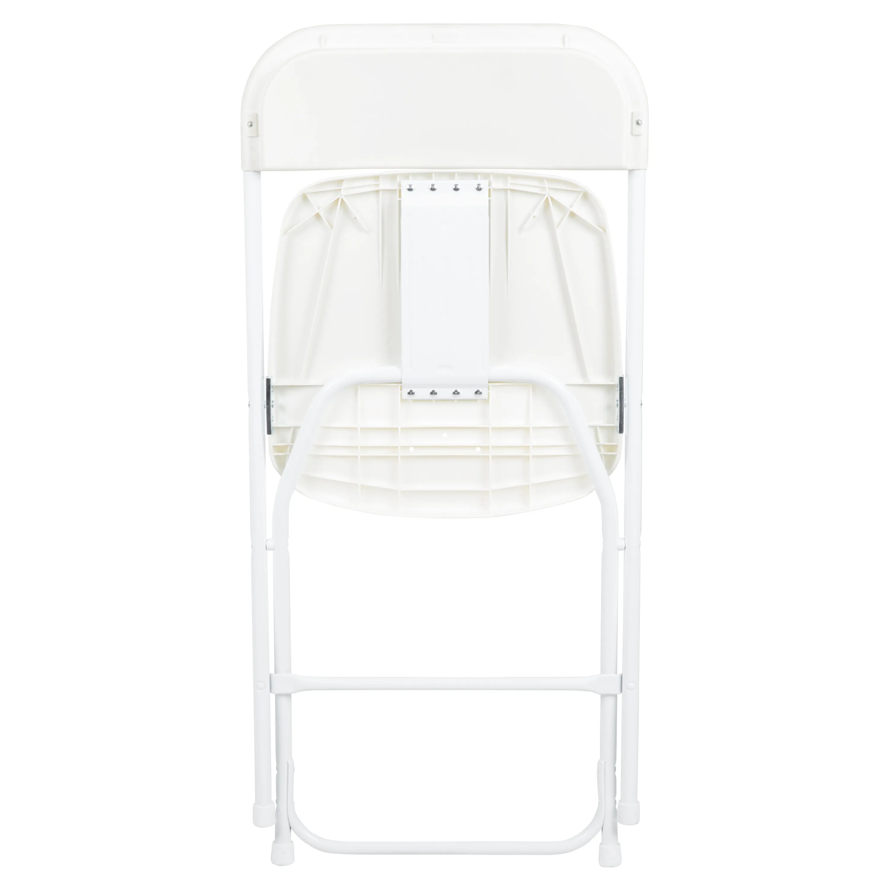Hercules Series Plastic Folding Chair White - 2 Pack 650LB Weight Capacity Comfortable Event Chair-Lightweight Folding Chair