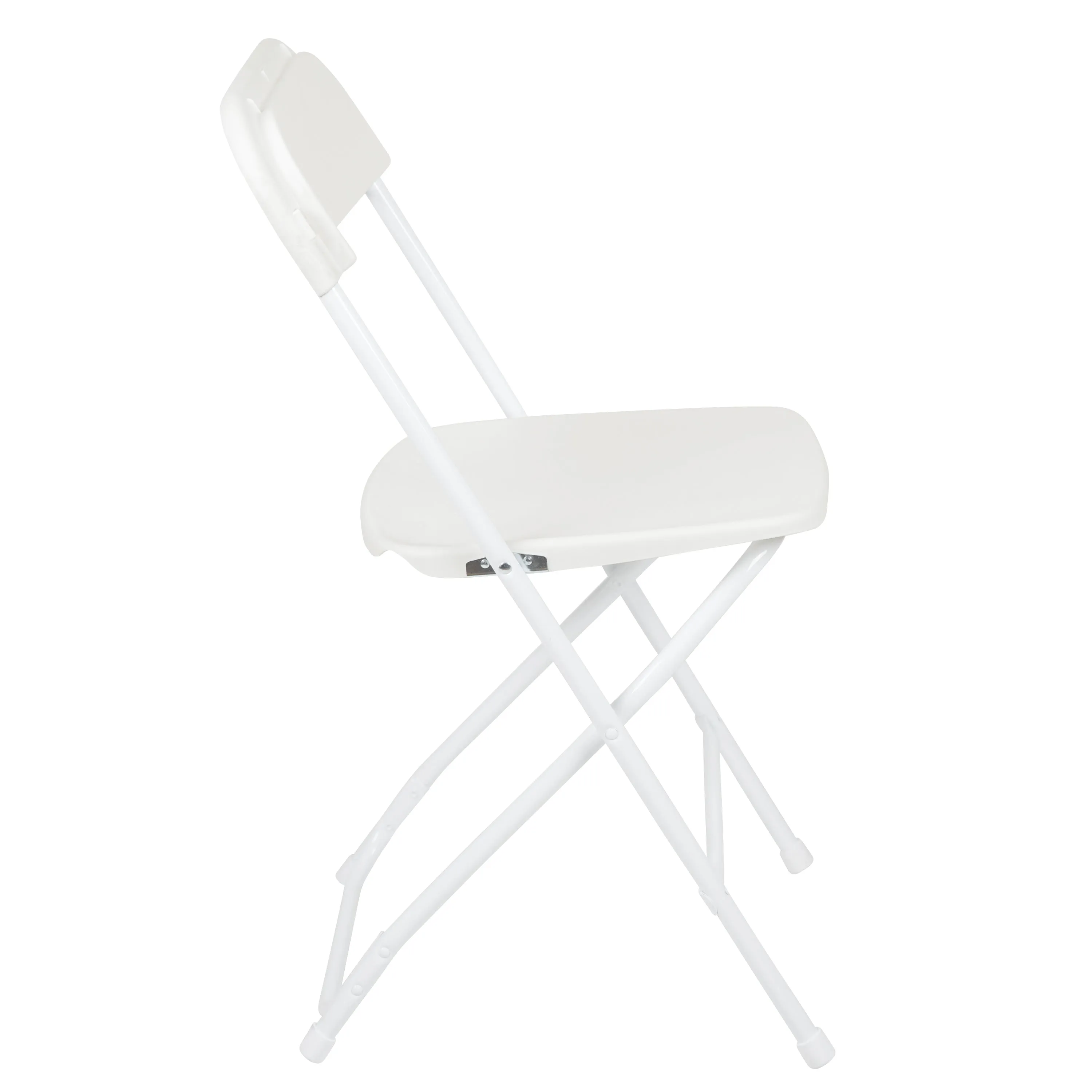Hercules Series Plastic Folding Chair White - 2 Pack 650LB Weight Capacity Comfortable Event Chair-Lightweight Folding Chair