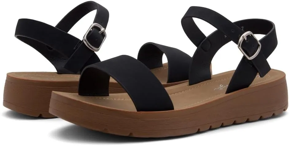 Herstyle Womens Flat Sandals  One Band Ankle Strap Dressy Casual Sandals with Cushioned Footbed | Comfortable Open Toe Walking Shoes for Summer & Daily Wear