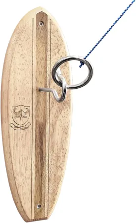 Hook and Ring Toss Game Swing Game DIY Kit -Stainless Steel Ring, Polyester Rope and Hardware