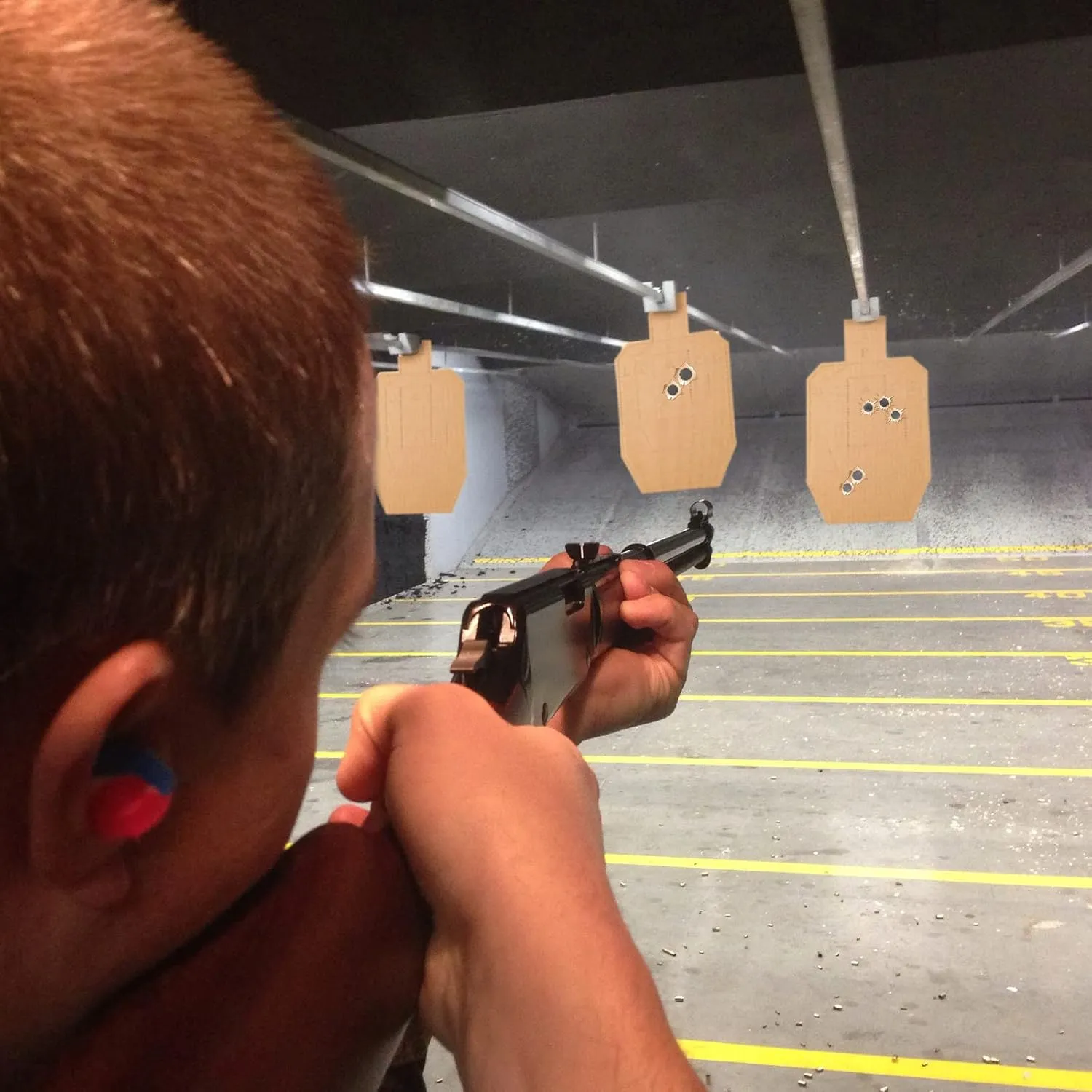 Hungdao IPSC Shooting Cardboard Targets Competition Silhouette Tactical Cardboard Targets for Practical Shooting Training Range Practice Competitions Self-Defense Training