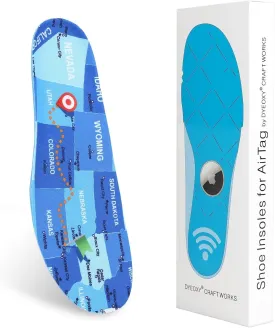 Insole for Airtag, Shoe Inserts for Kids and Old People, Holder Case for Airtag to Track Your Steps and Shoes