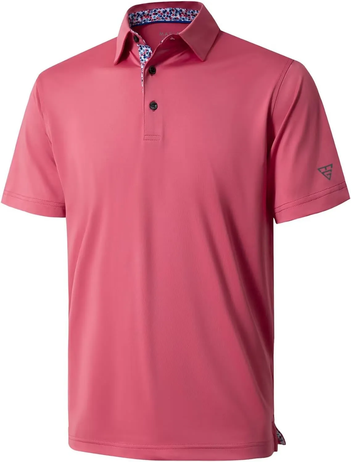 Mens Polo Shirts Short and Long Sleeve Casual Solid Stylish Dry Fit Performance Designed Collared Golf Polo Shirts for Men