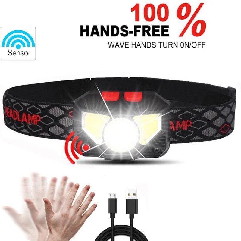 Motion Sensor LED Headlight