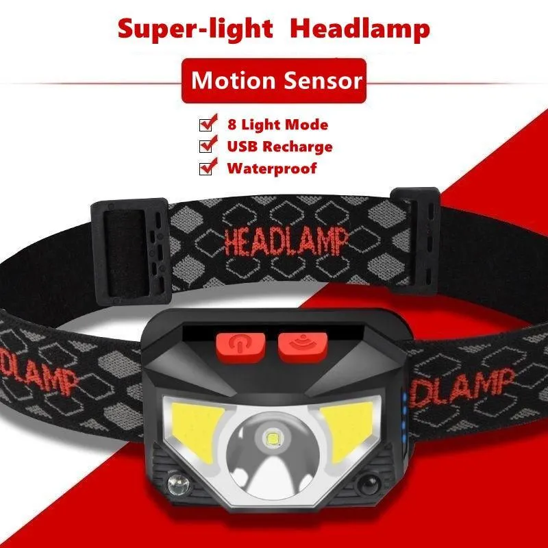 Motion Sensor LED Headlight