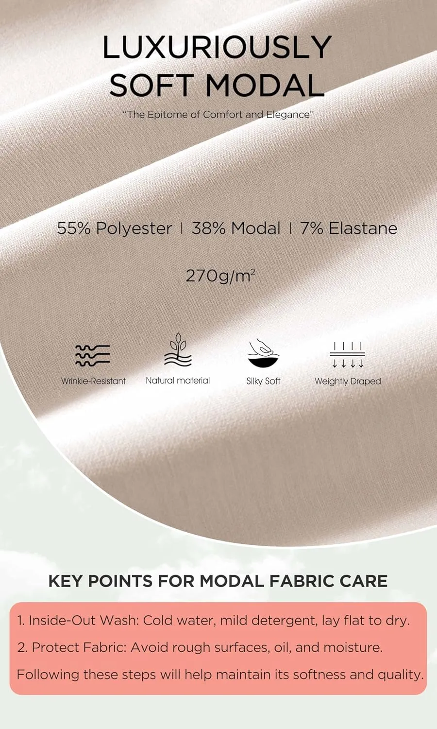 ODODOS Modal Soft Oversized Sweatshirts for Women Crew Neck Long Sleeve Relaxed Pullover Tops