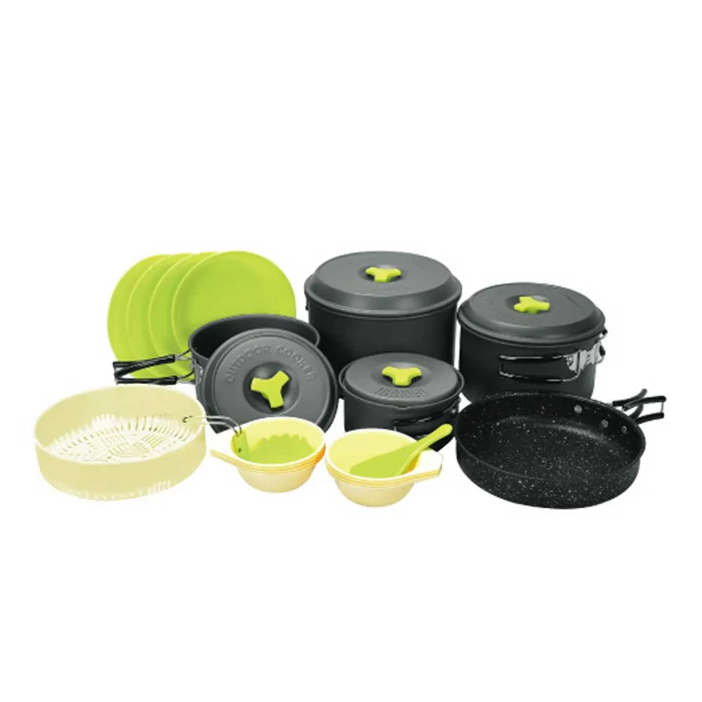 Outdoor Hard Andoizing Cookset 7-8 Assort