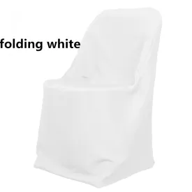 Polyester Folding Chair Cover | White Folding Chair Covers | 150gsm | Econoline Ready To Ship |