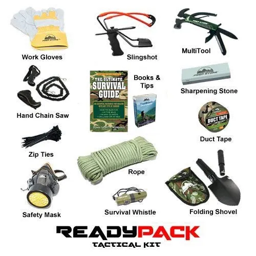 Prep Store - Elite Emergency Survival Pack - Survival Kit - Bugout Bag - Hurricane Emergency Kit - Survival Bag - Bug Out Bag (Elite Kit)