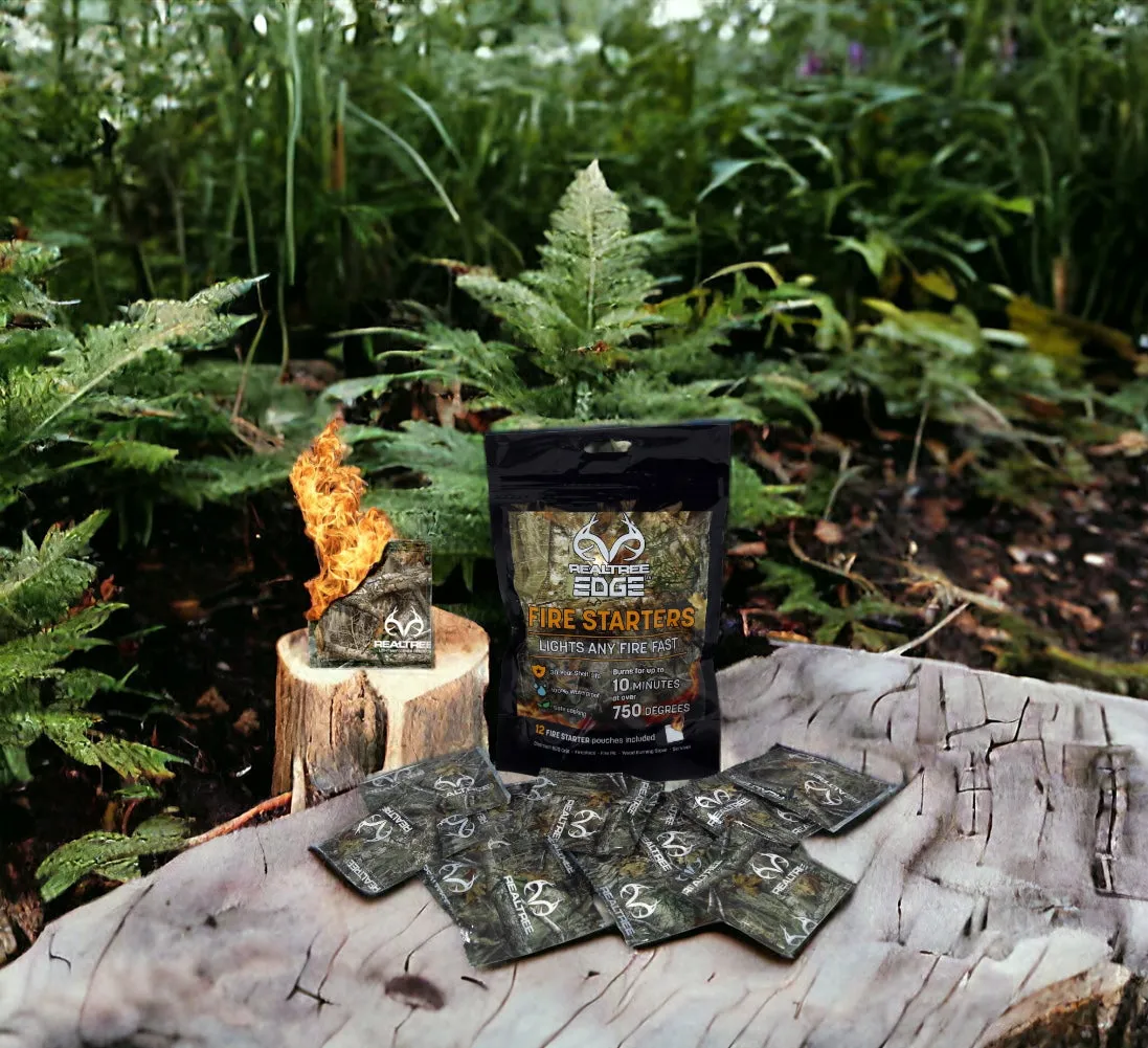 RealTree Edge Fire Starters Lights any Fire Fast - 12 Pack