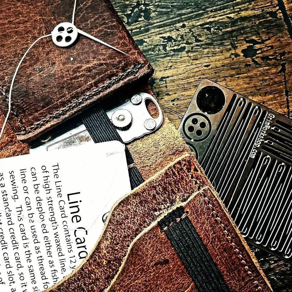 Sewing Needle Card : Survival Sewing Kit