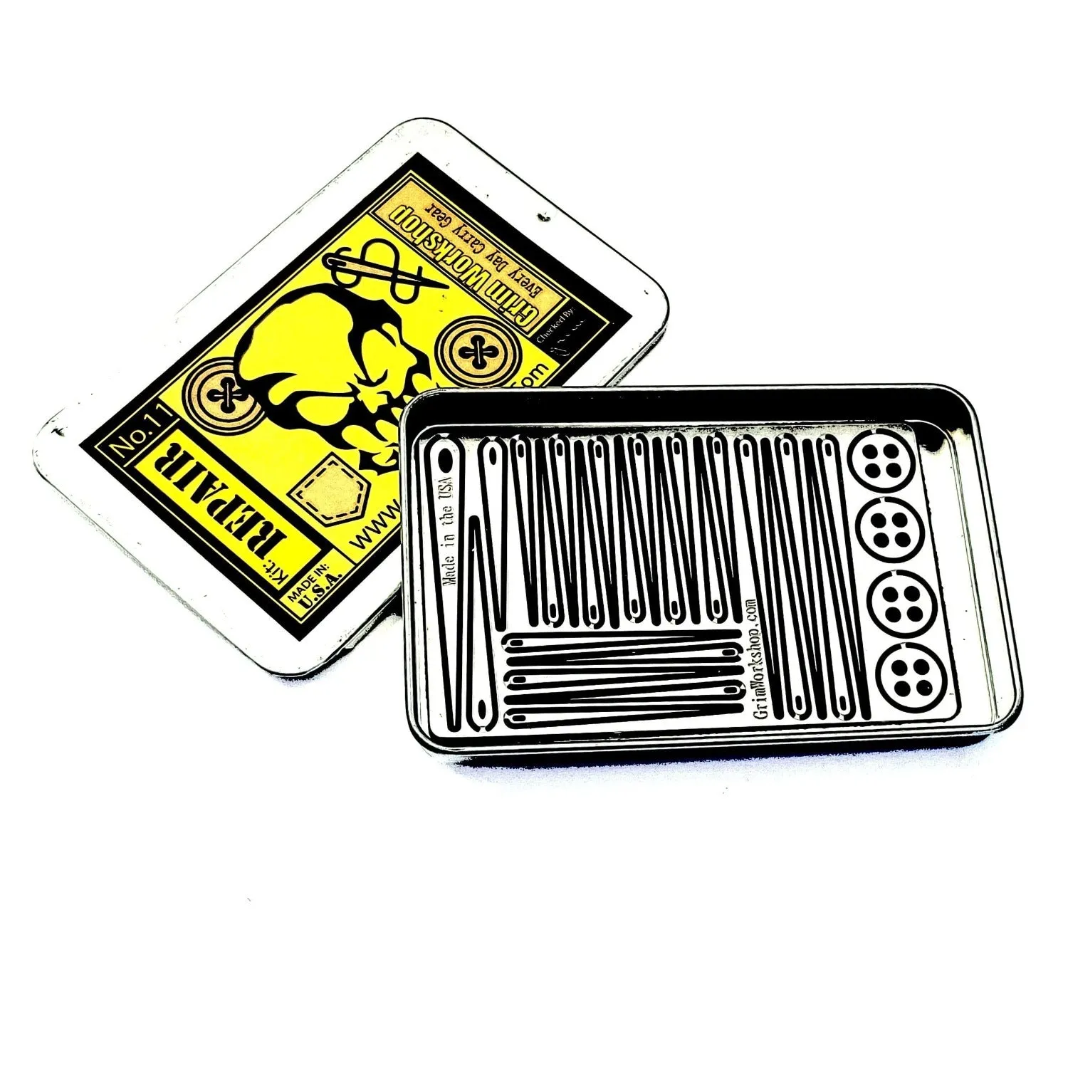 Sewing Needle Card : Survival Sewing Kit