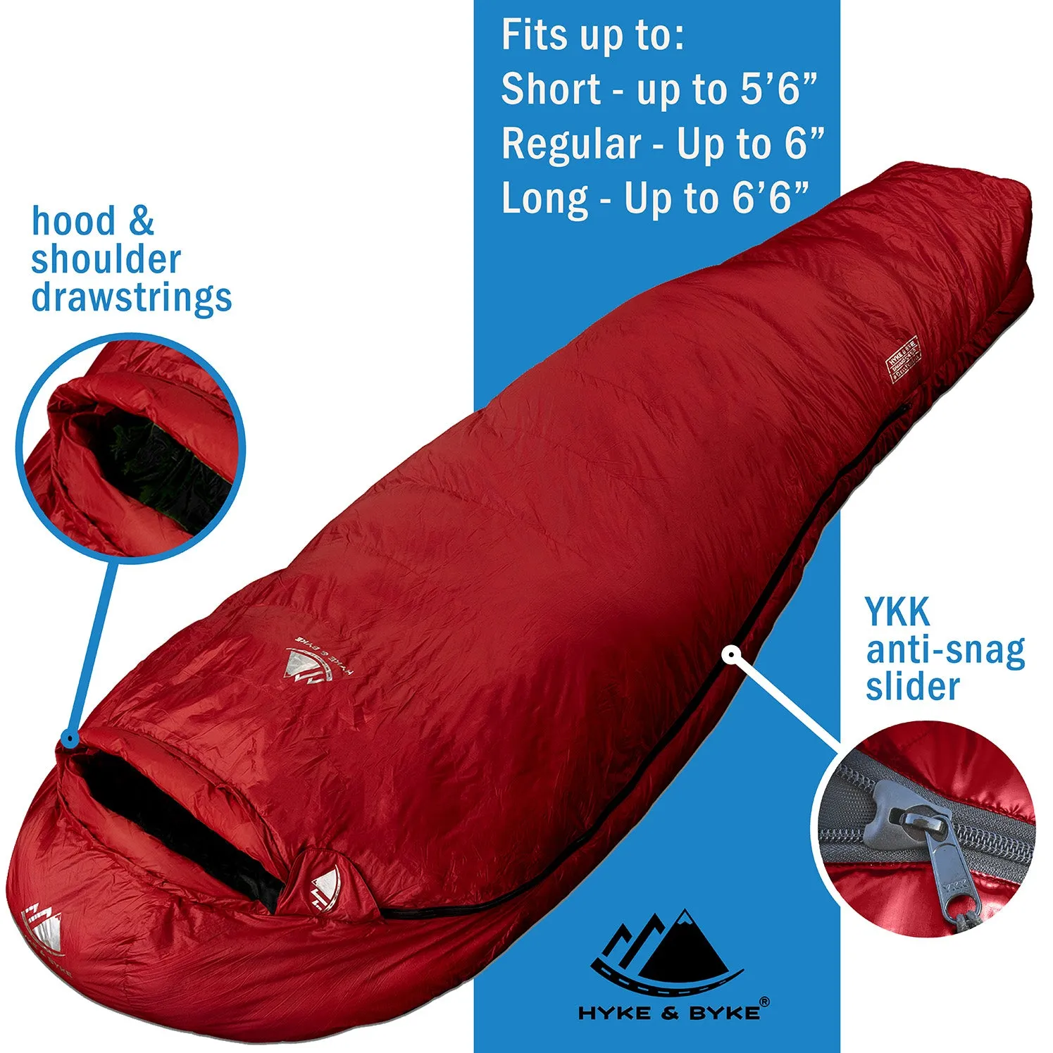 Shavano 32°F Ultralight 650FP Down Sleeping Bag