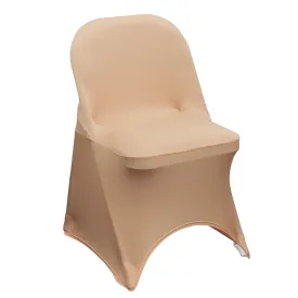 Stretch Spandex Folding Chair Cover Peach