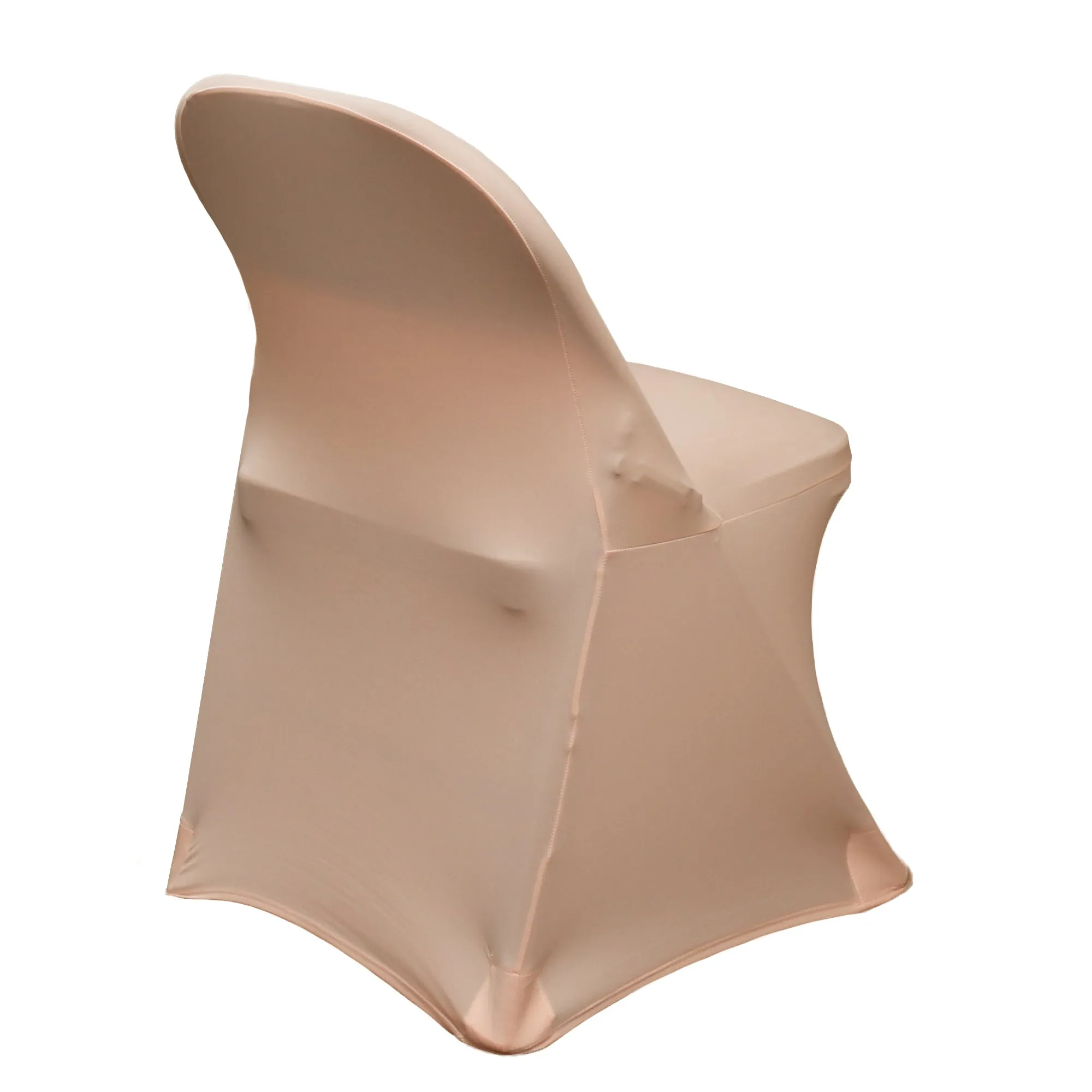 Stretch Spandex Folding Chair Cover Peach