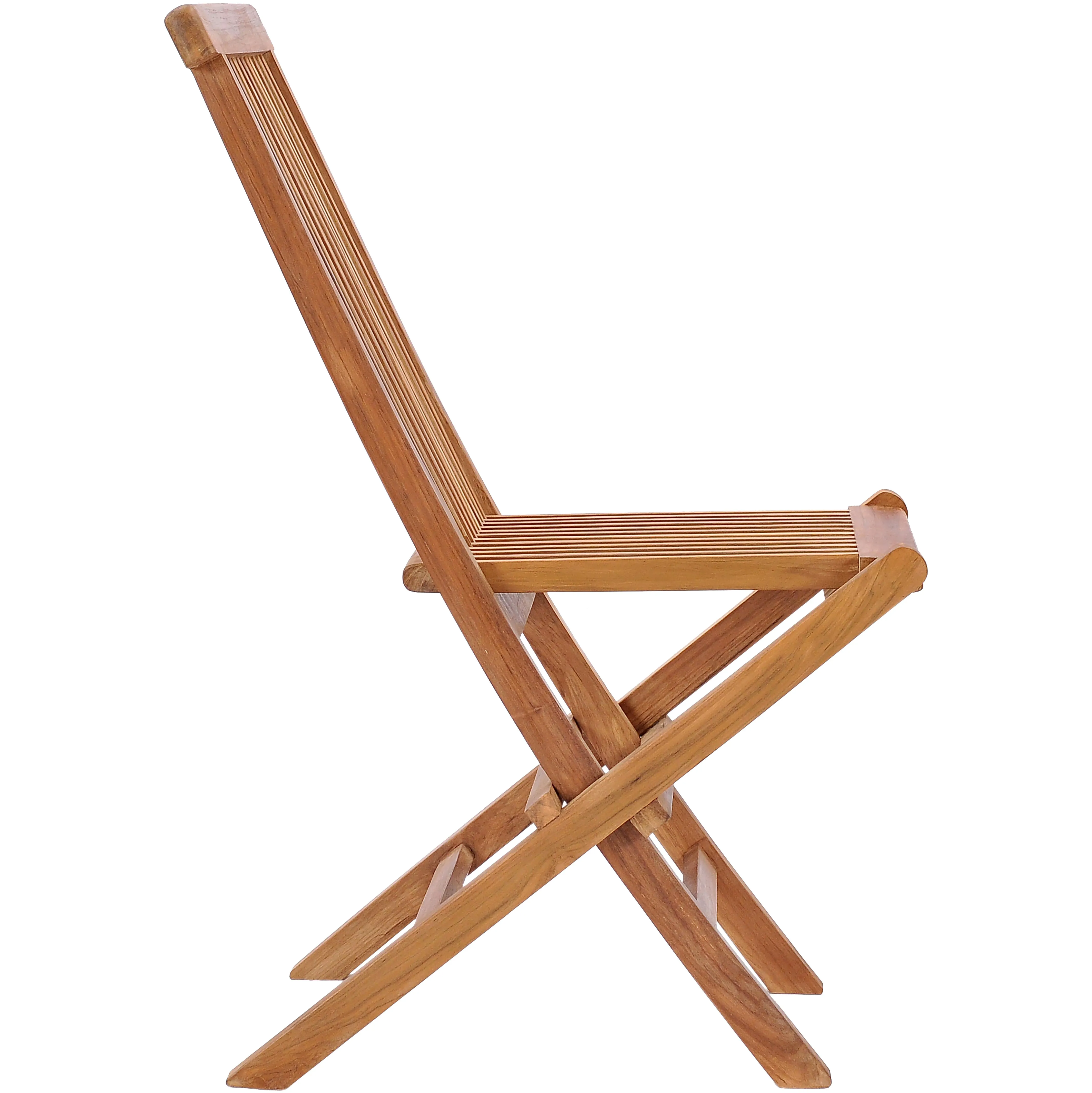 Teak Wood California Folding Side Chair (set of 2)