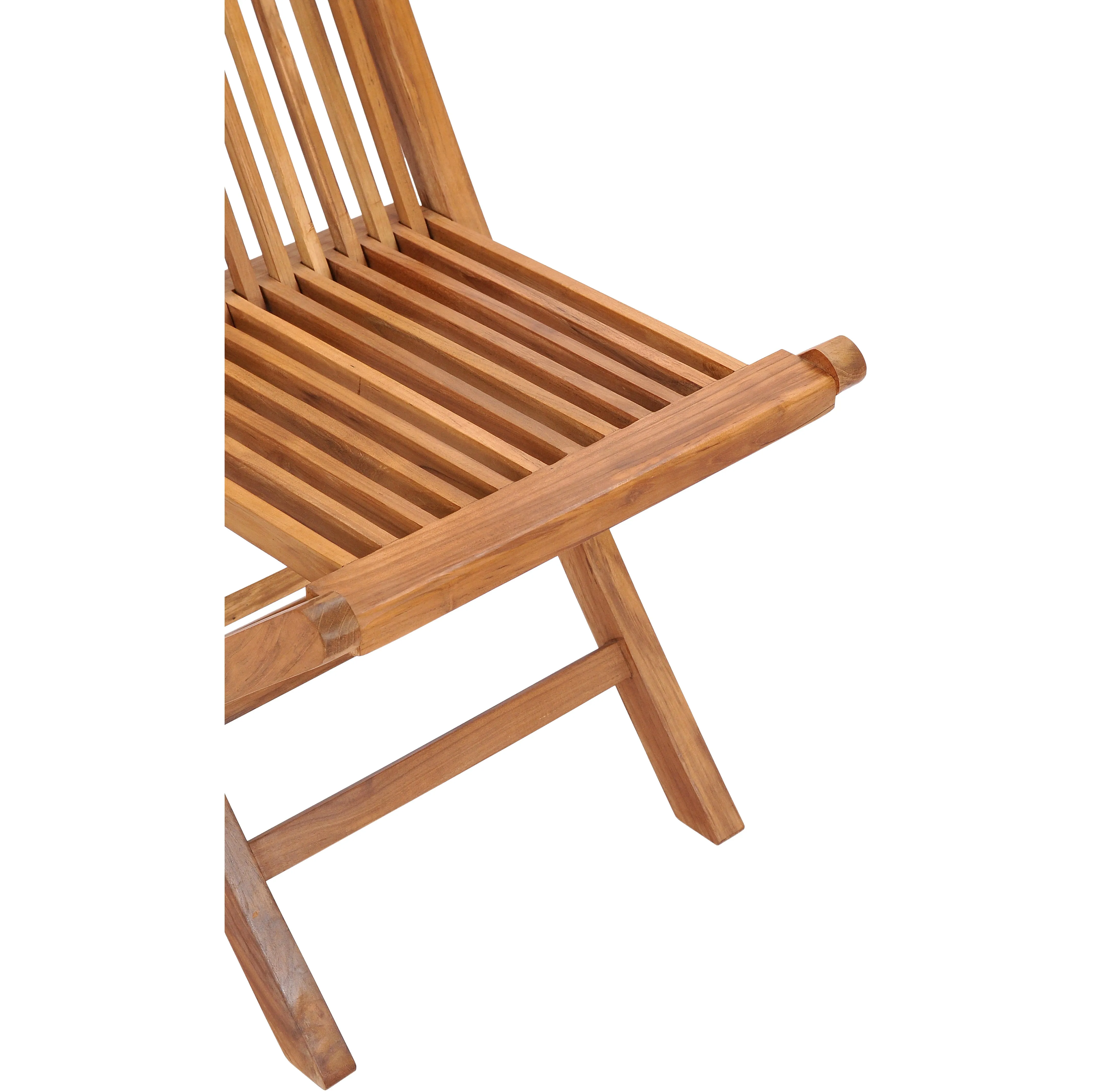 Teak Wood California Folding Side Chair (set of 2)