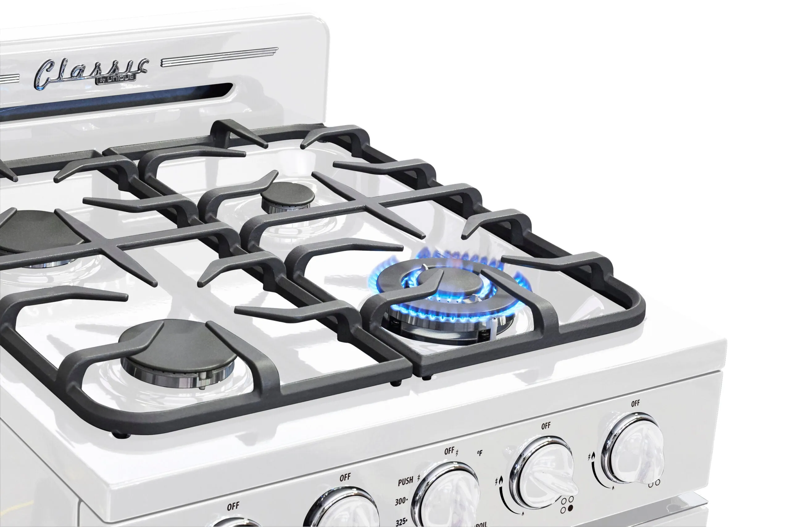 Unique 24" Classic Retro Propane Range (Battery Ignition)